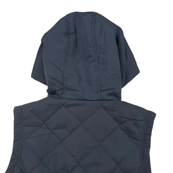 BGSD Vest Womens Medium Navy Quilted Hooded Full Zip Flannel Lined Outdoor - Picture 8 of 12